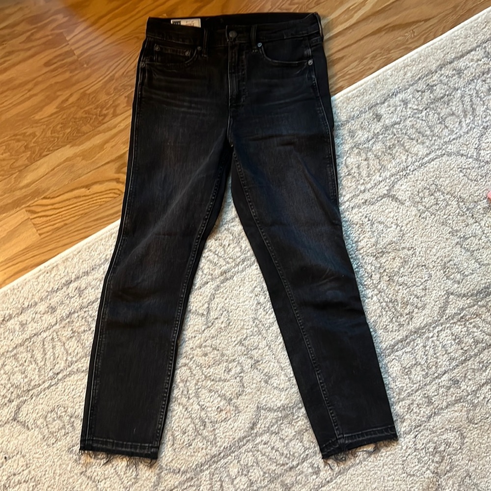 High Waisted Straight Jeans
